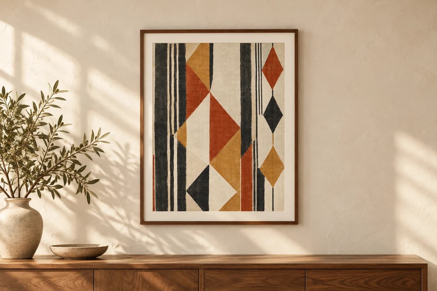 Threads of belonging, framed in a sunlit home
